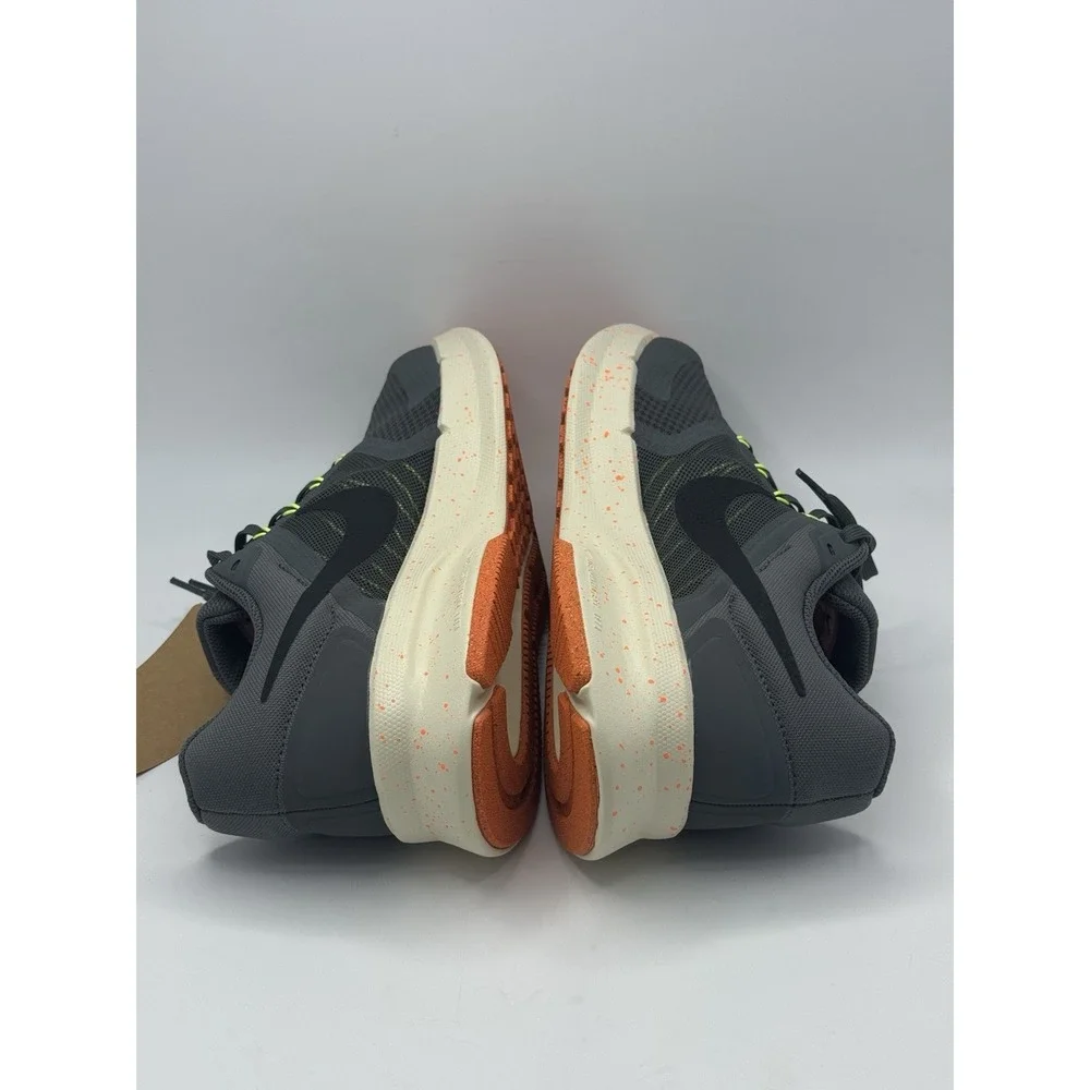 Nike Run Swift 3 Mens Running Shoes Iron Grey-Orange HV5226-068 Size 11